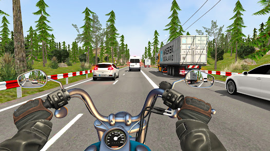 Moto Highway Traffic Rider GO screenshots 2