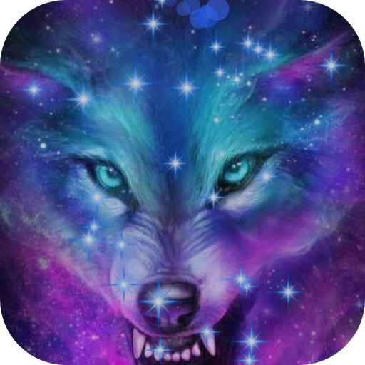 Glitter Wolf Live Wallpapers Scarica su Windows