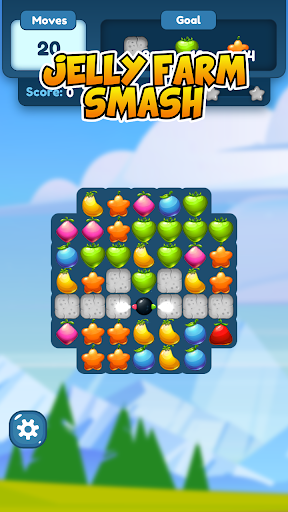 Android application Jelly Farm Smash screenshort