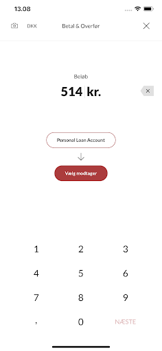 Stadil Sparekasse Mobilbank Screen 2