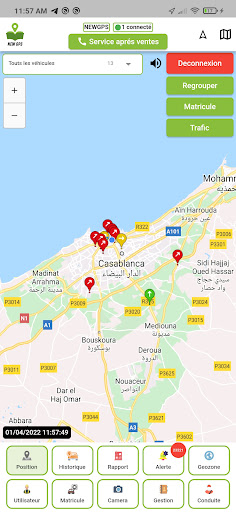 Android application NEW GPS screenshort