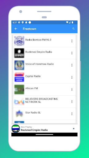 Radio Sierra Leone + Radio FM Screenshot 3 - AppWisp.com