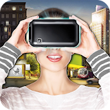 Find Object Virtual Reality 3D icon