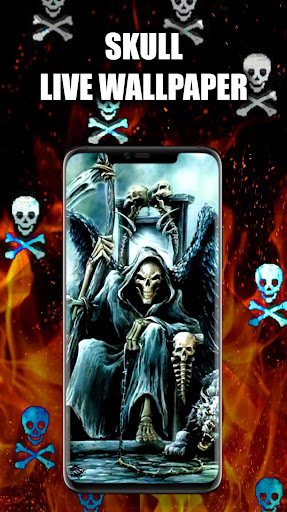 Scary Skull Wallpaper Live HD Screenshot 4 - AppWisp.com
