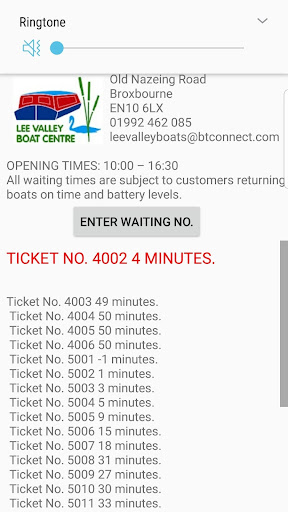 Lee Valley Boats Screen 3