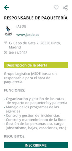 Segovia Empleo Screen 3