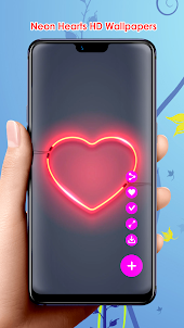 Neon Hearts HD Wallpapers
