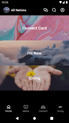Android application Gallup All Nations AoG screenshort