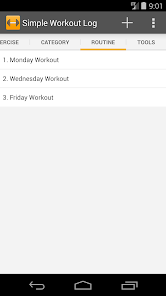 My Work in Progress - Gym Log for Android - Free App Download