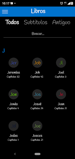 Android application Biblia Universal screenshort