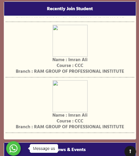 RGP Institute Screen 3