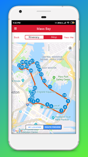 Android application Mass Bay Lines screenshort