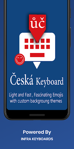 Android application Czech English Keyboard : Infra screenshort