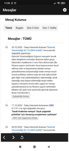 Android application Mevzuat.Net screenshort