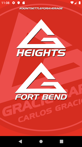 Android application Gracie Barra Houston screenshort