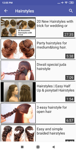 How to make Hairstyle Videos Screen 2