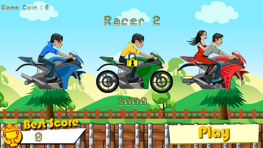 Android application Hill Racer screenshort