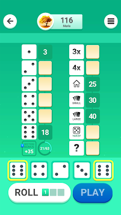 Yatzy Club - Screenshot 2