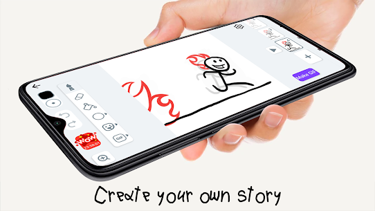 Stickman: رسم الرسوم المتحركة صانع MOD APK (مفتوح بريميوم) 1