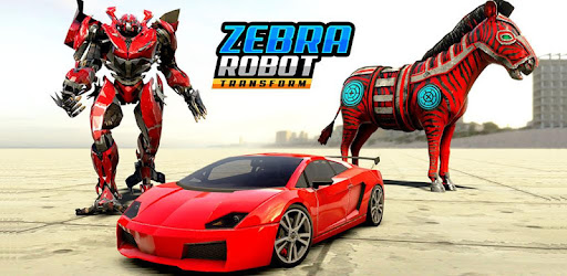 Zebra Robot Car Game War Robot