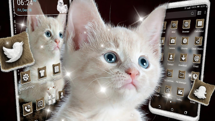 White Kitten Theme - 2.3 - (Android)