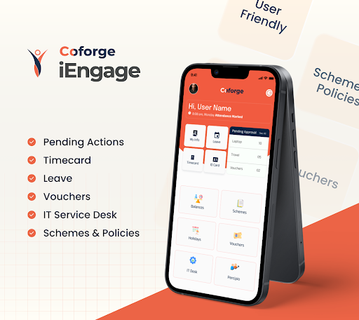 Android application iEngage screenshort