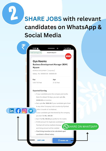 Flyvheel- Refer Jobs & Earn Screen 3