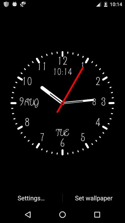 Clock Live Wallpaper by AppMax - (Android Apps) — AppAgg