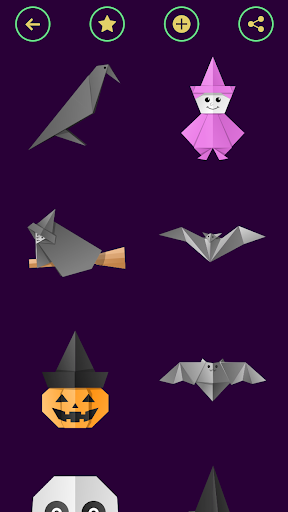 Origami Halloween From Paper Screen 3