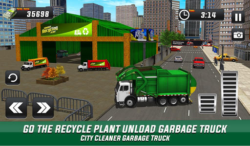 Garbage Truck City Cleaner Truck Driving Games