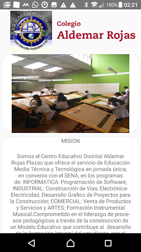 Colegio Aldemar Rojas Plazas Screen 3