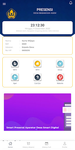Absensi Desa Babakan Asem Screen 2
