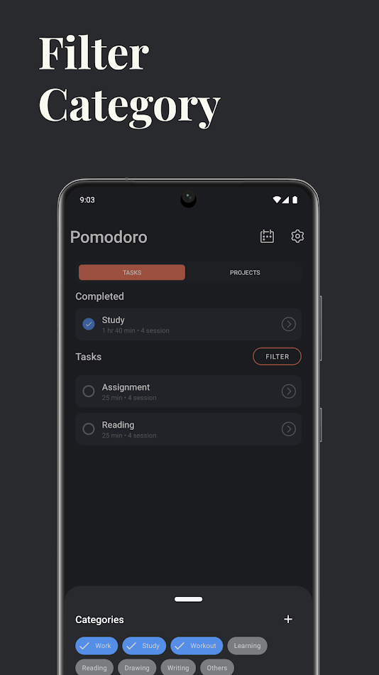 #8. Pomodoro - Task Timer, To-Do (Android) Ved: iBuild Lab