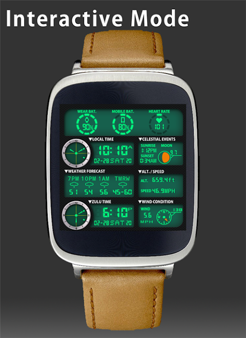 F05 WatchFace for Android Wearのおすすめ画像3
