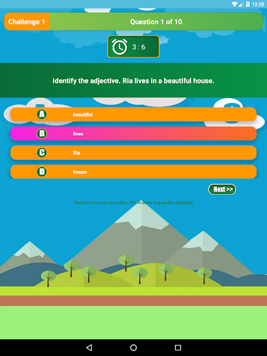 English Warrior - Grammar Quiz