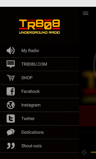 Android application The Raw 808 Underground Radio screenshort