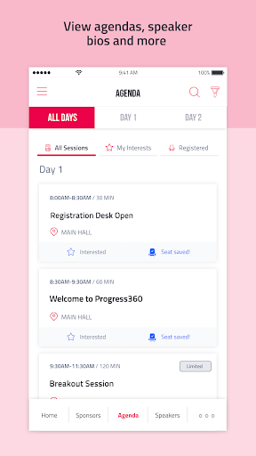 Android application Progress360 screenshort