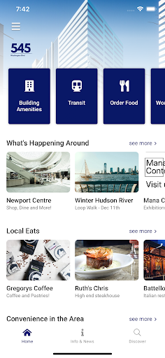 Android application 545 Washington Blvd screenshort