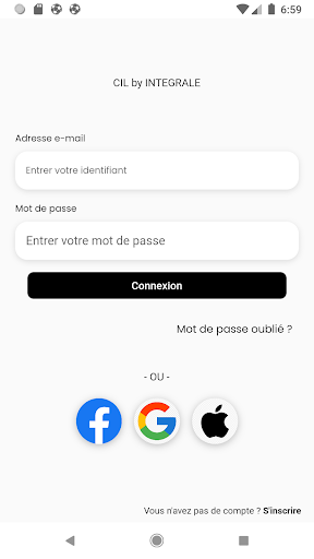 Android application CIL By INTEGRALE screenshort