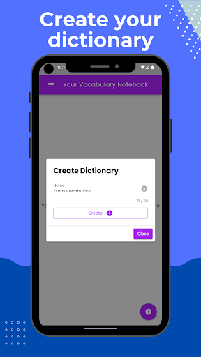 Android application Your Vocabulary Notebook screenshort
