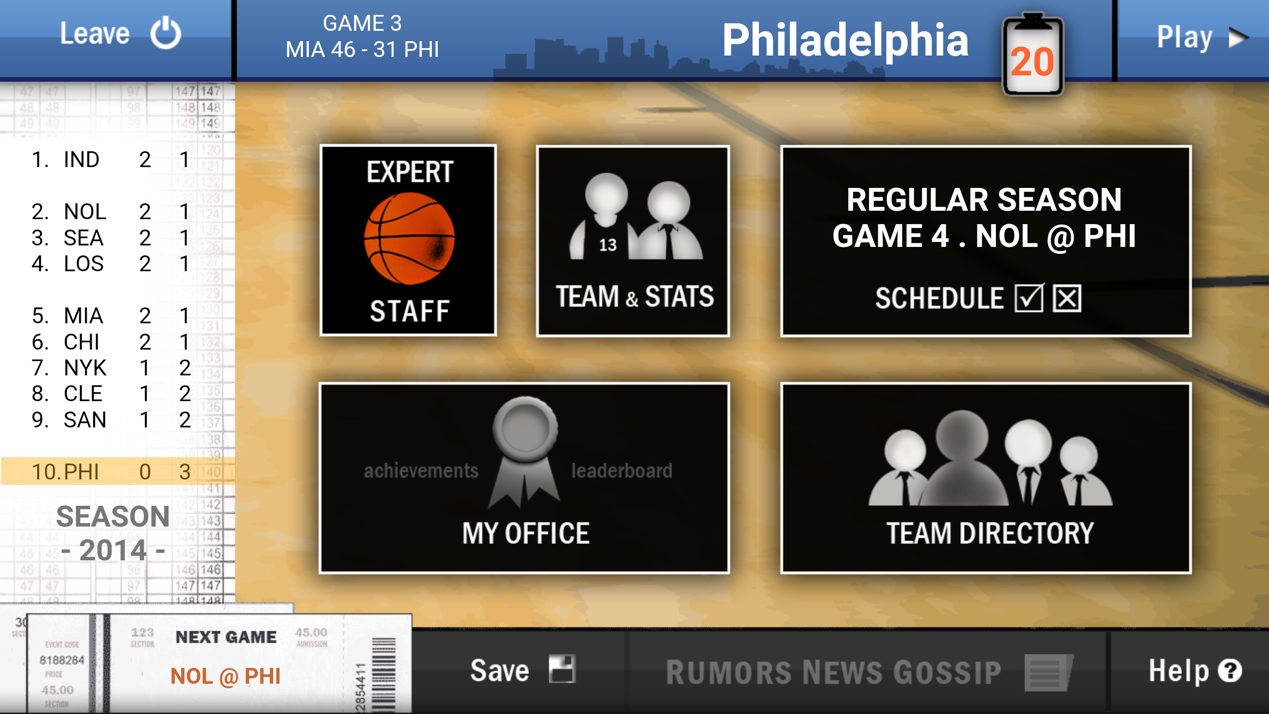 Android application New Basketball Coach 2 PRO screenshort