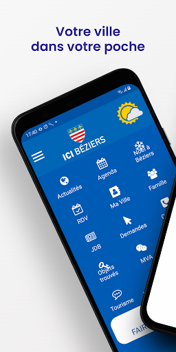 Android application ICI Béziers screenshort