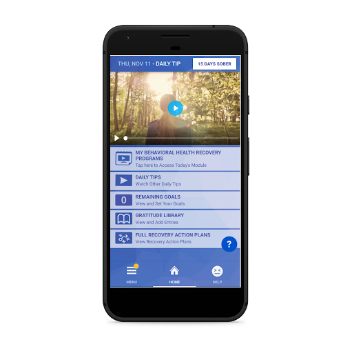 Android application Tether by eHome screenshort