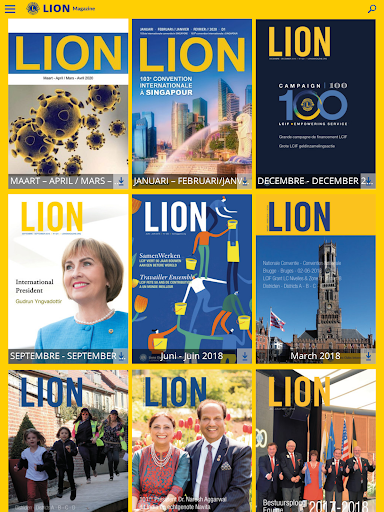 Android application LION Magazine Belgium screenshort