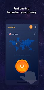 Lunar VPN free unlimited proxy, secure connection Apk app for Android 1