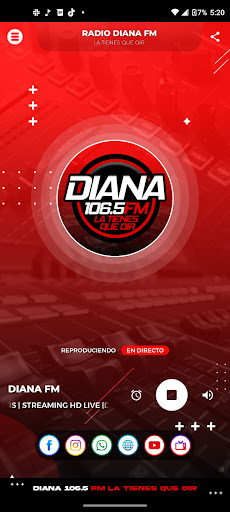 Android application Radio Diana FM screenshort