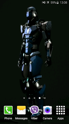 Android application Robot 3D Live Wallpaper screenshort