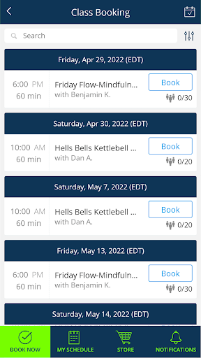Omnevo Wellness Academy Screen 3