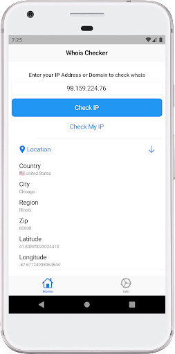 Whois Lookup: Domain & IP Info Screen 2