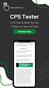 Easy CPS Test – Check Click Speed Test in 1 Second